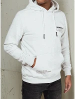 Pánská mikina s kapucí světle šedá FashionStreet BX5690