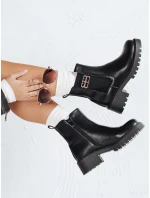 Dámské černé boty FashionStreet ZY1104