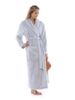 Dámský župan LIlly extra 2120 světle šedá - Vestis Dámský župan LIlly extra 2120 světle šedá - Vestis