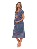 Dámská těhotenská košile 4119 blue plus - Doctornap