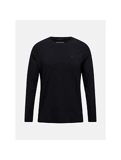 Termotriko PEAK PERFORMANCE Magic Crew Wool-blend Baselayer Men, černé