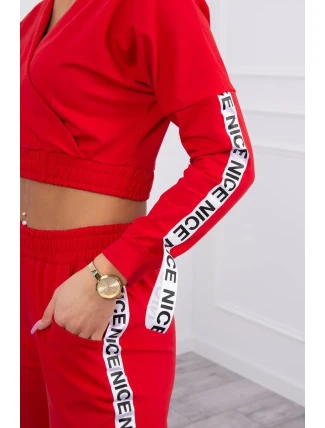 Sada s ozdobnými pásky červená Sada s ozdobnými pásky červená