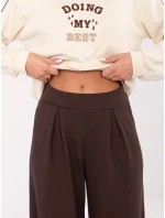 Teplákové kalhoty RV DR A613.69 tmavě hnědé