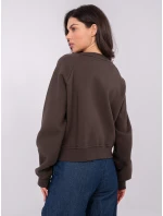 WT BL mikina A1452.99 tmavě hnědá
