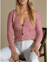 RIGLA dámský svetr růžový FashionStreet MY1636