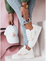 Dámské sportovní tenisky na platformě KICKON white FashionStreet ZY0647 Dámské sportovní tenisky na platformě KICKON white FashionStreet ZY0647