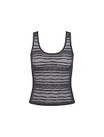 Dámské tílko FREE Evolve Tank Top Lace - BLACK - černé 0004 - SLOGGI