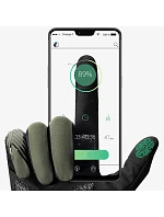 Cyklistické rukavice Rockbros jaro/léto/podzim, plné, velikost: XL - zelené