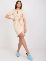 Šaty LK SK 508622.06P světle béžová Šaty LK SK 508622.06P světle béžová
