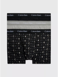 Pánské spodní prádlo TRUNK 3PK 0000U2662GYKS - Calvin Klein