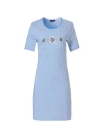 Dámská noční košile 10231-130-2 modro-bílá květiny - Pastunette Dámská noční košile 10231-130-2 modro-bílá květiny - Pastunette