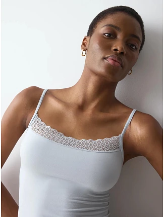 Feel of Modal Spaghetti Top - Pearl Grey - TRIUMPH Pearl Grey - TRIUMPH Feel of Modal Spaghetti Top - Pearl Grey - TRIUMPH Pearl Grey - TRIUMPH