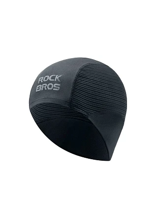 Cyklistická čepice Rockbros LF25956, pletená, bezešvá – černá Cyklistická čepice Rockbros LF25956, pletená, bezešvá – černá