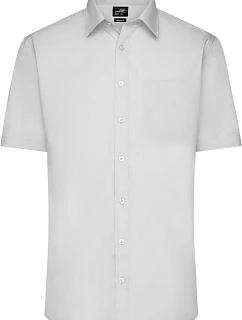 Daiber JN 680 Popelínová košile s krátkým rukávem 02.0680 light grey