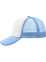Daiber MB 70 5 panelová polyesterová síťovaná kšiltovka 03.0070 white/light blue Daiber MB 70 5 panelová polyesterová síťovaná kšiltovka 03.0070 white/light blue