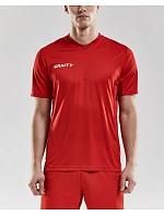 Craft Teamwear Squad Go Jersey Solid M Pánské sportovní tričko s výstřihem do V 82.5560 bright red Craft Teamwear Squad Go Jersey Solid M Pánské sportovní tričko s výstřihem do V 82.5560 bright red