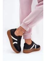 Dámské Tenisky Na Platformě Černé Tolianna