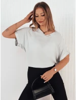 MAUD dámské tričko šedé FashionStreet RY2338 MAUD dámské tričko šedé FashionStreet RY2338