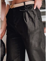 Dámské kalhoty s širokými nohavicemi MOBISKA black FashionStreet UY2621