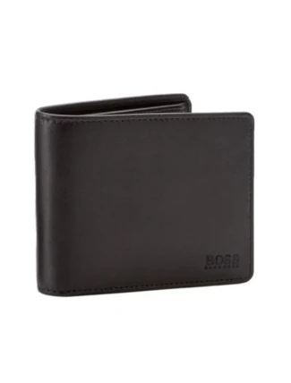 Pánská kožená peněženka Asolo 50250331 Černá - Boss
