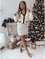 FashionStreet CY0470 dámská béžová mini sukně OVADA