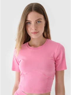 Crop top slim smooth dámský 4F 4FRAW24TTSHF2581-54S