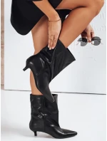 Dámské černé boty FashionStreet ZY1200