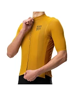Cyklistický dres Rockbros 15120014024 ROAD TO SKY, pánský, s krátkým rukávem, velikost M – žlutý Cyklistický dres Rockbros 15120014024 ROAD TO SKY, pánský, s krátkým rukávem, velikost M – žlutý