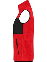 Daiber JN 1309 Dámská fleecová vesta 02.1309 red/black
