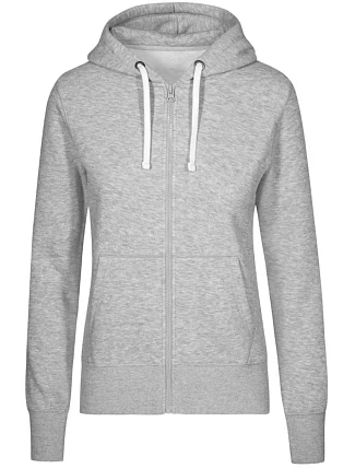 Promodoro 1751 Dámská mikina s kapucí "X.O" 40.1751 heather grey Promodoro 1751 Dámská mikina s kapucí "X.O" 40.1751 heather grey