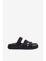 Dámské Pantofle Na Suchý Zip Vinceza 17401 Černé