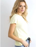 Tričko RV TS 4623.93 světle žlutá Tričko RV TS 4623.93 světle žlutá