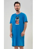 Pánská noční košile s krátkým rukávem Bulldog