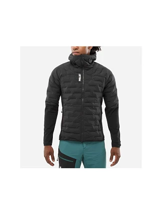 Pánská lyžařská bunda MILLET M MHITE HYBRID HOODIE, černá Pánská lyžařská bunda MILLET M MHITE HYBRID HOODIE, černá
