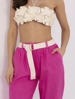 Kalhoty DHJ SP 20506.79 fuchsiová