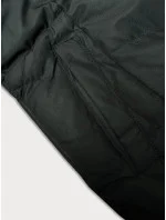 Krátká dámská prošívaná zimní bunda v army barvě J Style (5M3153-136)