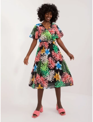 Šaty DHJ SK 13162 3.90 černá Šaty DHJ SK 13162 3.90 černá