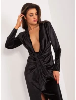 LK SK 509552 šaty.16X černá LK SK 509552 šaty.16X černá