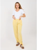 Kalhoty MI SP P6845.68 světle žluté