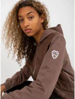 Dámská mikina RV BL 8226.11X hnědá