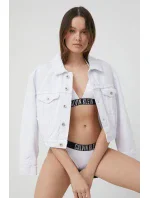 Dámské plavkové kalhotky KW0KW01859 YCD bílé - Calvin Klein Dámské plavkové kalhotky KW0KW01859 YCD bílé - Calvin Klein