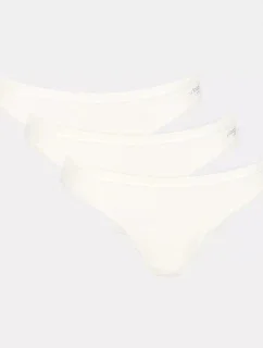 Dámské kalhotky  GO Daily Cotton Mini 3P - WHITE - bílé 00GZ - SLOGGI