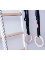 GYMNASTICKÝ BAR GYNASTICKÉ RUCE DĚTSKÉ PŘÍSLUŠENSTVÍ MATERIÁL BÍLÁ LAVY 413 dětské