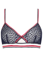 Dámská nevyztužená podprsenka Sheer Stripe UW0UW02762-DW5 - Tommy Hilfiger