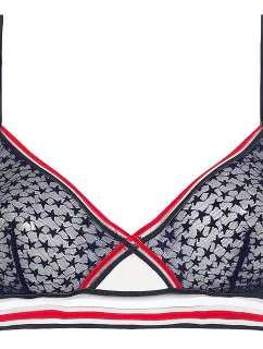 Dámská nevyztužená podprsenka Sheer Stripe UW0UW02762-DW5 - Tommy Hilfiger