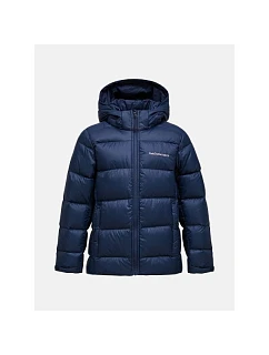 Bunda PEAK PERFORMANCE Jr Frost Down Puffer Jacket, tmavě modrá