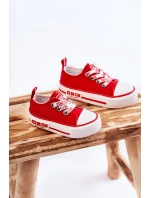 Dětské látkové tenisky BIG STAR KK374071 červená