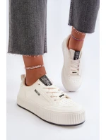 Dámské tenisky na platformě Big Star NN274254 Bílé