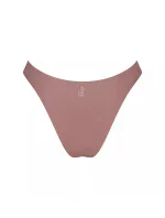 Dámská tanga ZERO Feel 2.0 Tiny tanga - BROWN - hnědé 1141 - SLOGGI