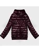 Lehce zateplená oboustranná bunda do boků Goodlookin tmavě fialová (P21-7213/7212-295) Lehce zateplená oboustranná bunda do boků Goodlookin tmavě fialová (P21-7213/7212-295)